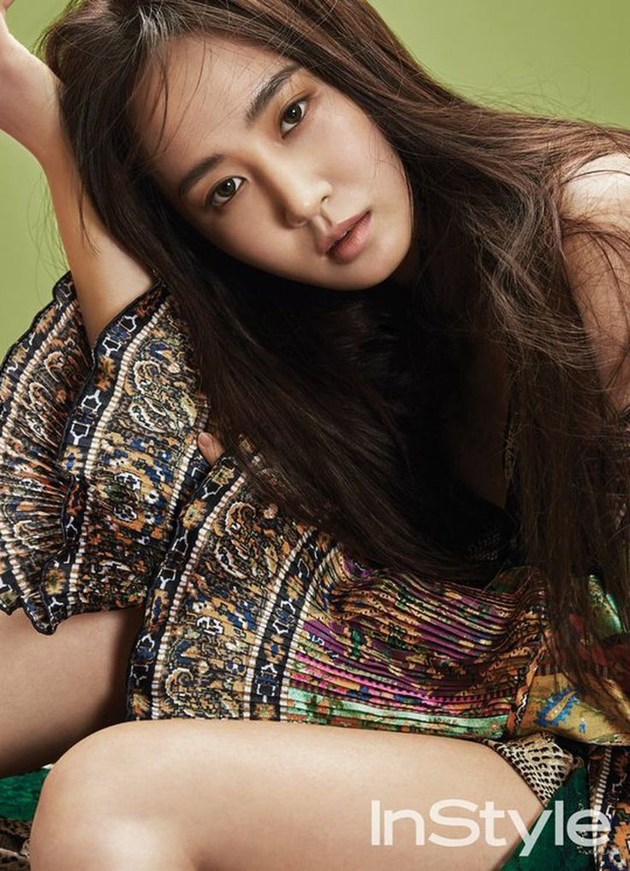 Gambar Foto Kwon Yuri Girls' Generation di Majalah InStyle Edisi Maret 2017