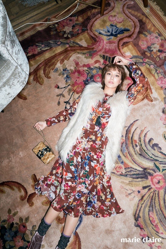 Gambar Foto Sooyoung Girls' Generation di Majalah Marie Claire Edisi Oktober 2016