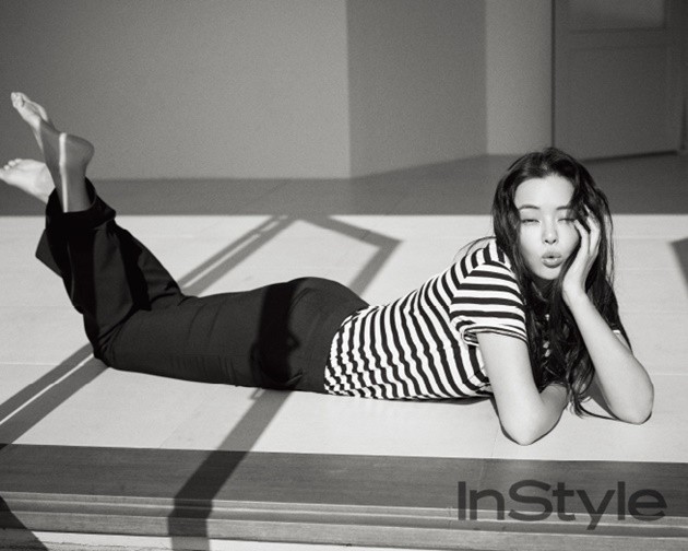 Gambar Foto Honey Lee di Majalah InStyle Edisi Desember 2016