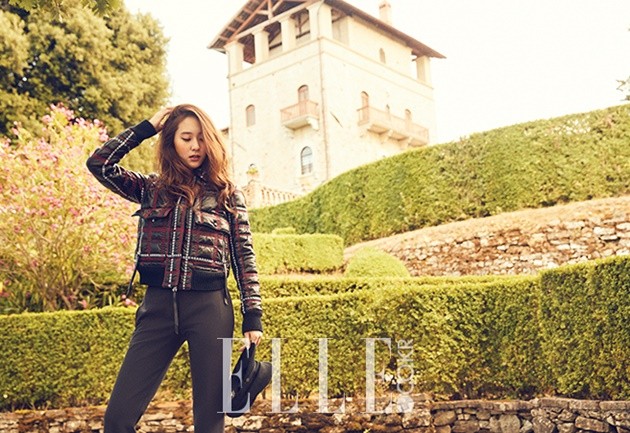Gambar Foto Krystal f(x) di Majalah Elle Edisi Oktober 2016