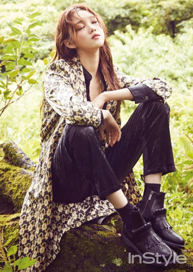 Gambar Foto Lee Sung Kyung di Majalah InStyle Edisi Oktober 2016
