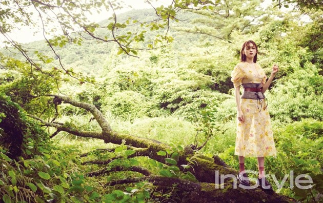 Gambar Foto Lee Sung Kyung di Majalah InStyle Edisi Oktober 2016