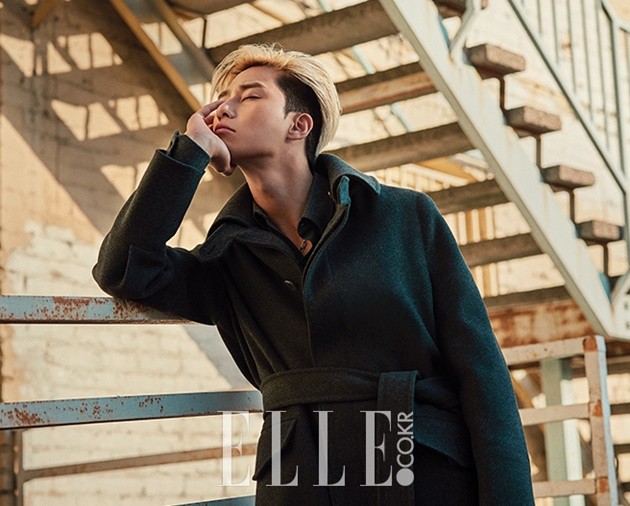 Gambar Foto Park Seo Joon di Majalah Elle Edisi Oktober 2016