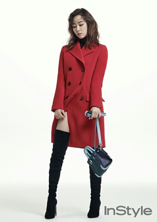 Gambar Foto Seo Hyun Jin di Majalah InStyle Edisi Agustus 2016