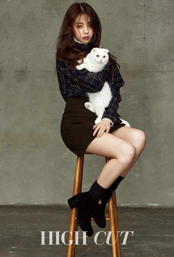 Gambar Foto Sohee di Majalah High Cut Vol. 183