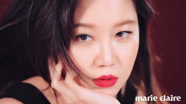Gambar Foto Gong Hyo Jin di Majalah Marie Claire Edisi Januari 2017