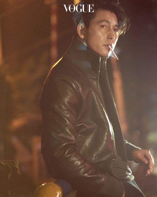 Gambar Foto Jung Woo Sung di Majalah Vogue Edisi Oktober 2016