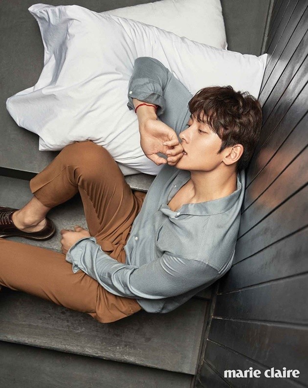 Gambar Foto Ji Chang Wook di Majalah Marie Claire Edisi Februari 2017