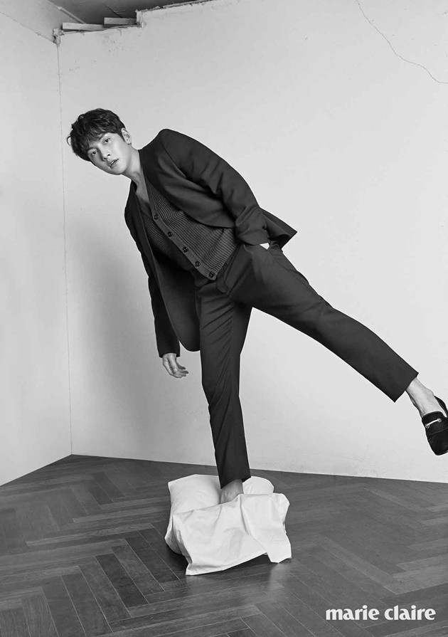Gambar Foto Ji Chang Wook di Majalah Marie Claire Edisi Februari 2017