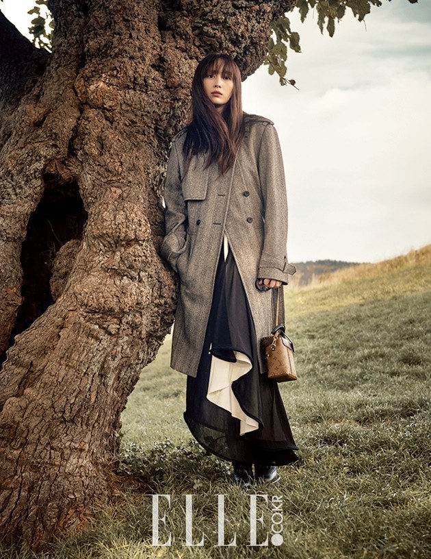 Gambar Foto Lee Na Young di Majalah Elle Edisi Desember 2016