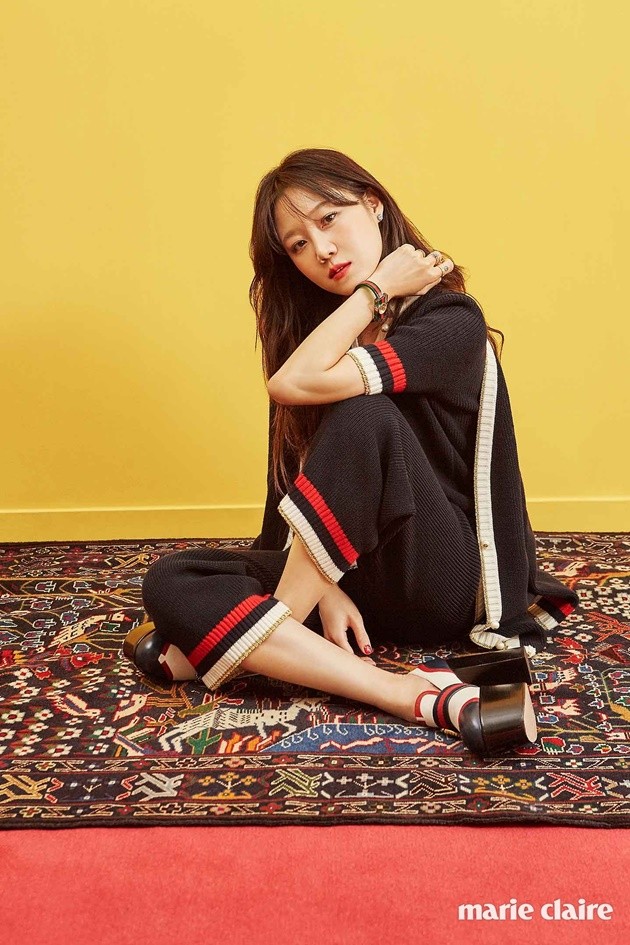 Gambar Foto Gong Hyo Jin di Majalah Marie Claire Edisi Maret 2017