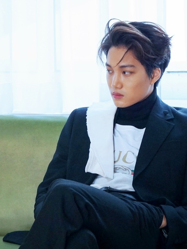 Foto Kai EXO di Majalah Arena Homme Edisi November 2016 