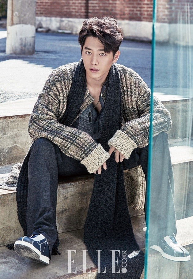 Gambar Foto Seo Kang Joon 5urprise di Majalah Elle Edisi November 2016