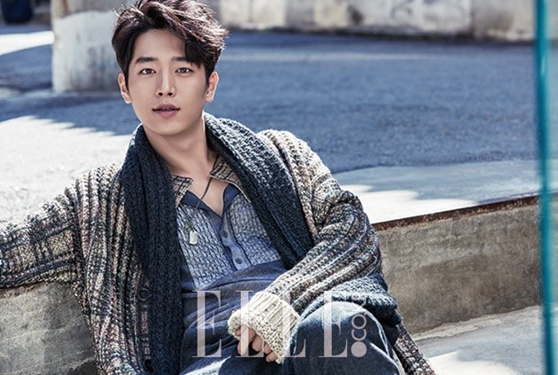 Gambar Foto Seo Kang Joon 5urprise di Majalah Elle Edisi November 2016