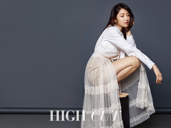 Gambar Foto Nam Ji Hyun di Majalah High Cut Vol. 191