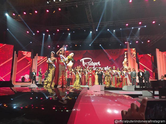 Gambar Foto Bunga Jelitha Ibrani Terpilih Sebagai Puteri Indonesia 2017