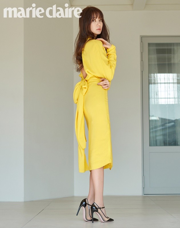 Gambar Foto Yoon Eun Hye di Majalah Marie Claire Edisi April 2017