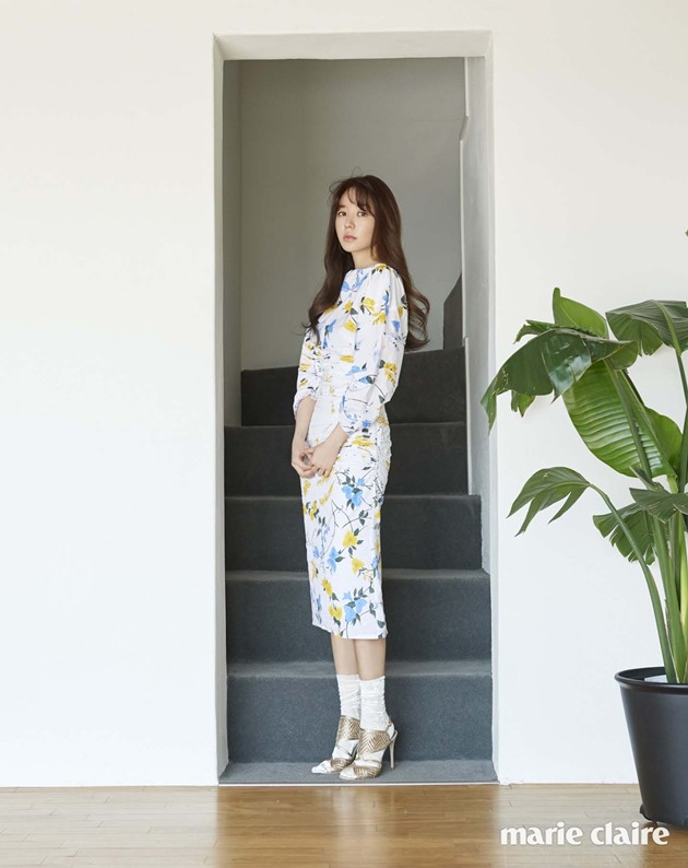Gambar Foto Yoon Eun Hye di Majalah Marie Claire Edisi April 2017