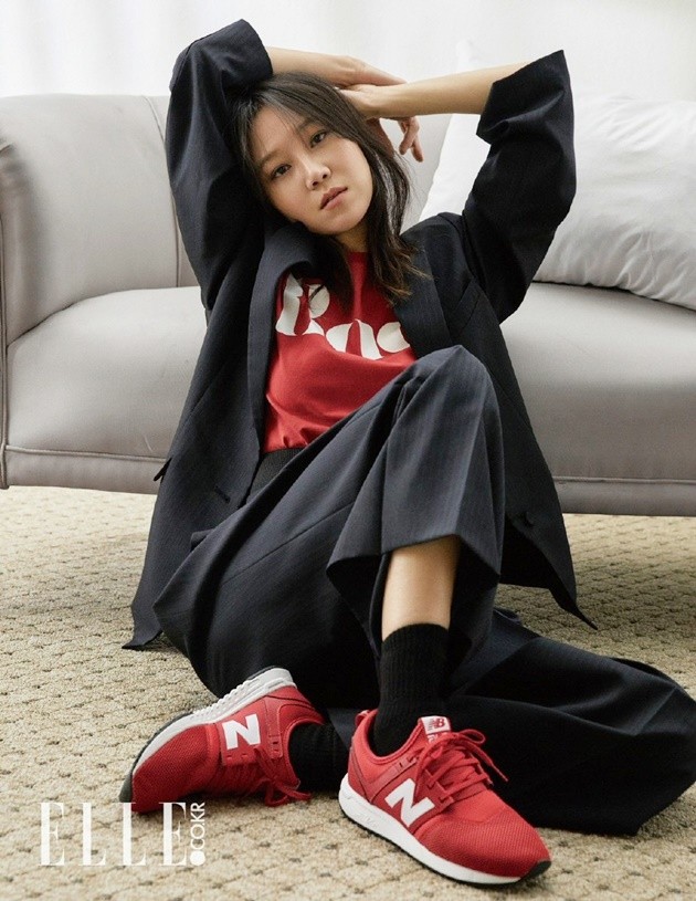 Gambar Foto Gong Hyo Jin di Majalah Elle Edisi April 2017