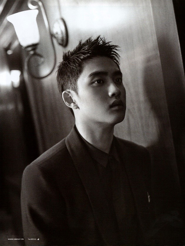 Gambar Foto D.O. EXO di Majalah Allure Edisi Desember 2016