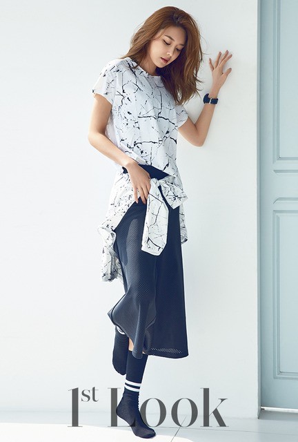 Gambar Foto Sooyoung Girls' Generation di Majalah 1st Look Vol. 131