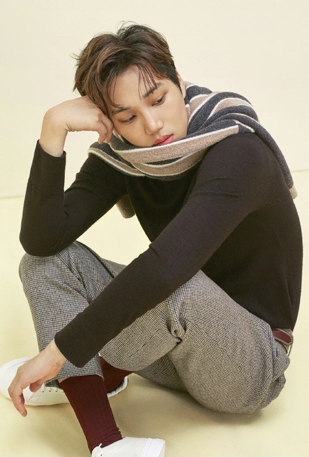 Gambar Foto Kai EXO di Majalah High Cut Vol. 184