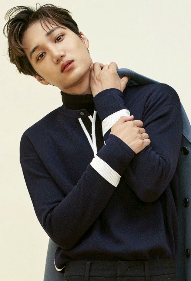 Gambar Foto Kai EXO di Majalah High Cut Vol. 184