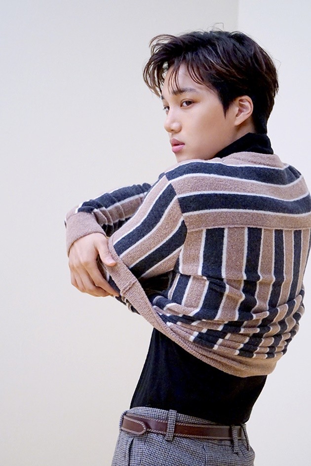 Gambar Foto Kai EXO di Majalah High Cut Vol. 184