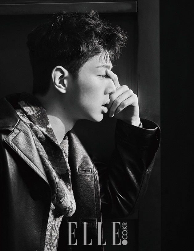 Gambar Foto Ji Soo di Majalah Elle Edisi Februari 2017