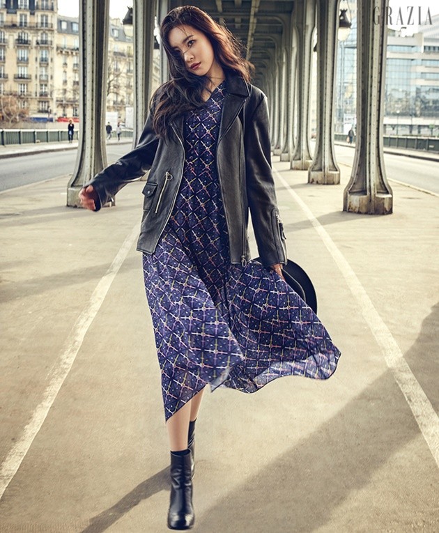 Gambar Foto Sunmi di Majalah Grazia Edisi Maret 2017