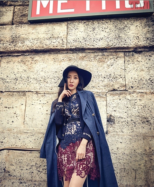 Gambar Foto Sunmi di Majalah Grazia Edisi Maret 2017
