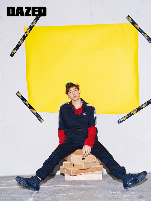 Gambar Foto Mark GOT7 di Majalah Dazed and Confused Edisi Mei 2017