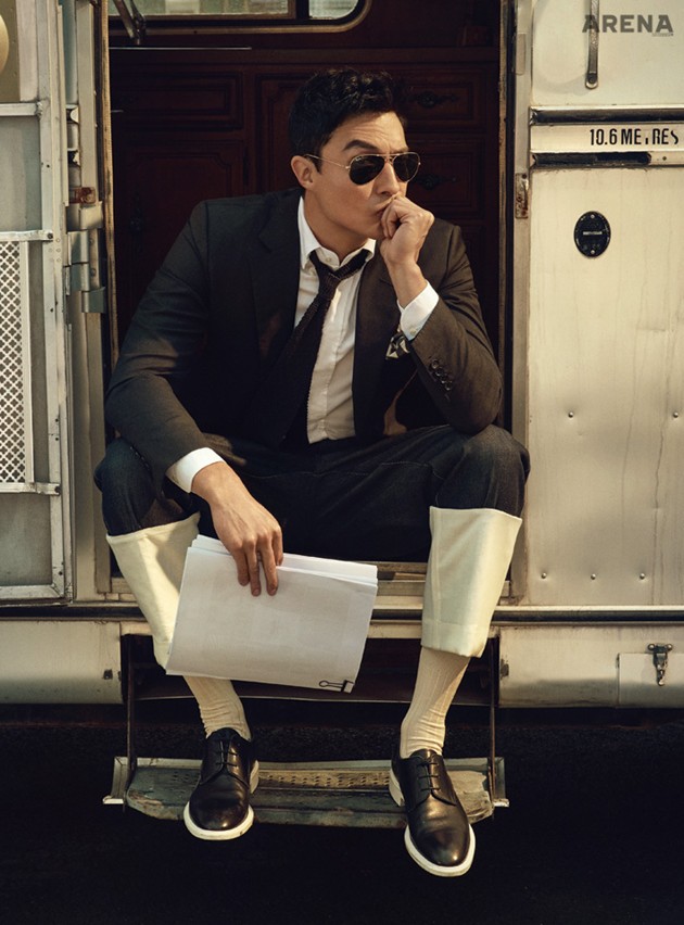 Gambar Foto Daniel Henney di Majalah Arena Homme Plus Edisi Mei 2017