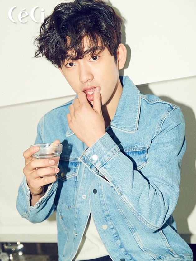 Gambar Foto Jinyoung GOT7  di Majalah CeCi Edisi Maret 2017