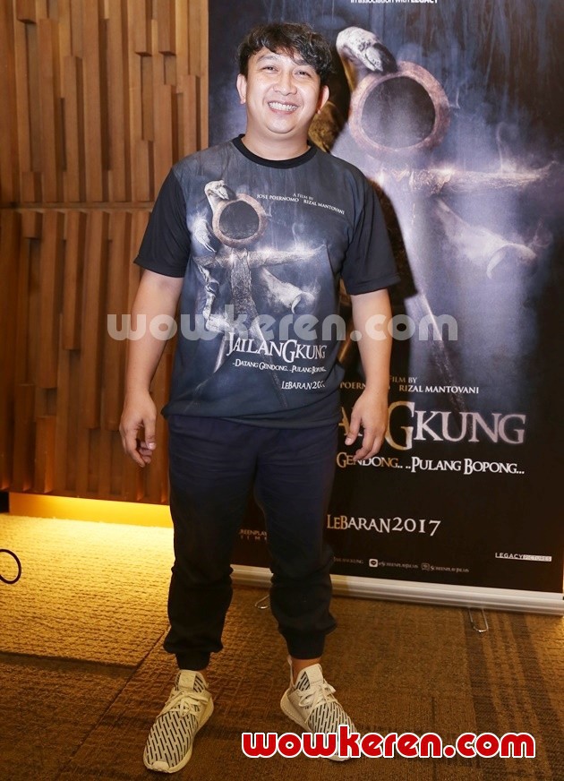 Gambar Foto Augie Fantinus di Konferensi Pers Film 'Jailangkung'