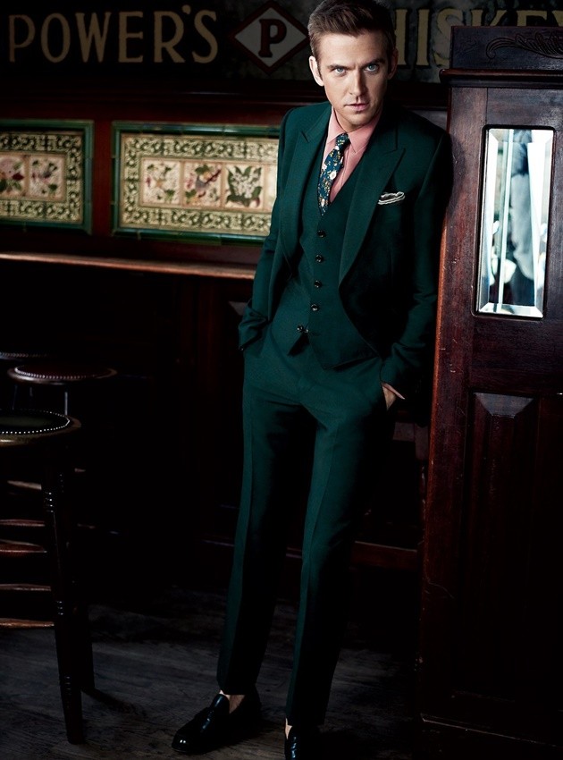 Gambar Foto Dan Stevens di Majalah GQ Edisi April 2017