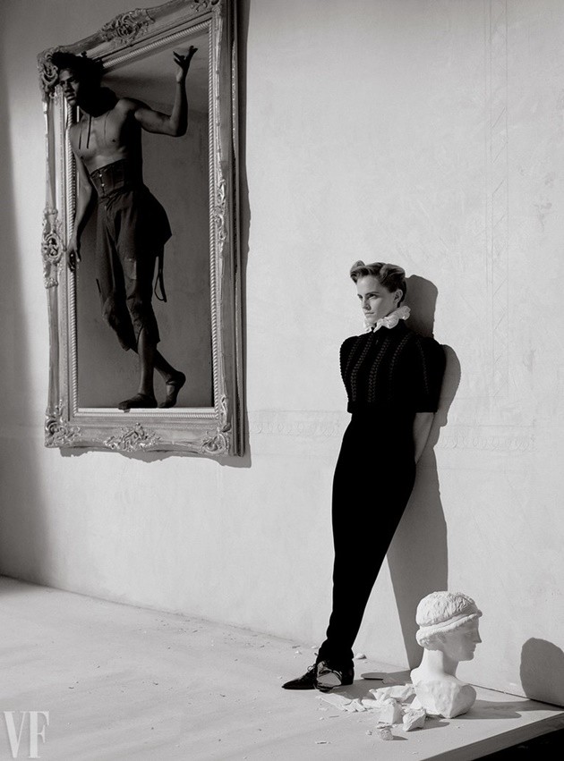 Gambar Foto Emma Watson di Majalah Vanity Fair Edisi Maret 2017