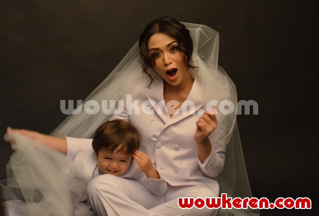 Gambar Foto El Barack Alexander dan Jessica Iskandar Lakukan Sesi Foto 'Bride Story'