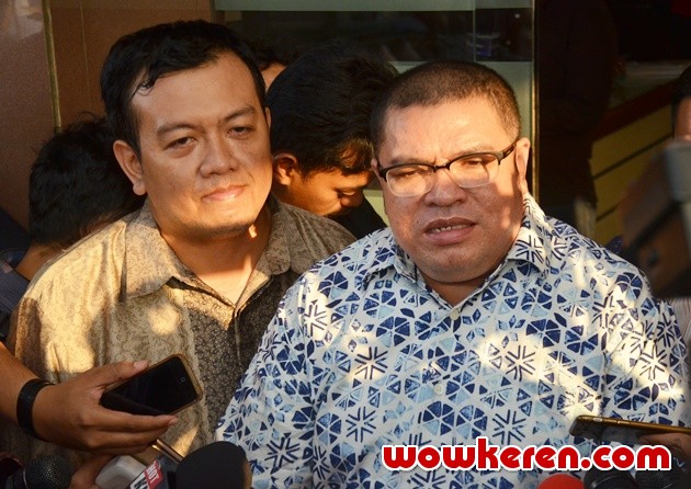 Gambar Foto Razman Nasution Ditemui di Mapolres Metro Jakarta Selatan