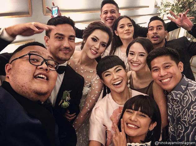 Gambar Foto GAC, Yura Yunita hingga Nino RAN ikut meramaikan acara pernikahan Raisa.