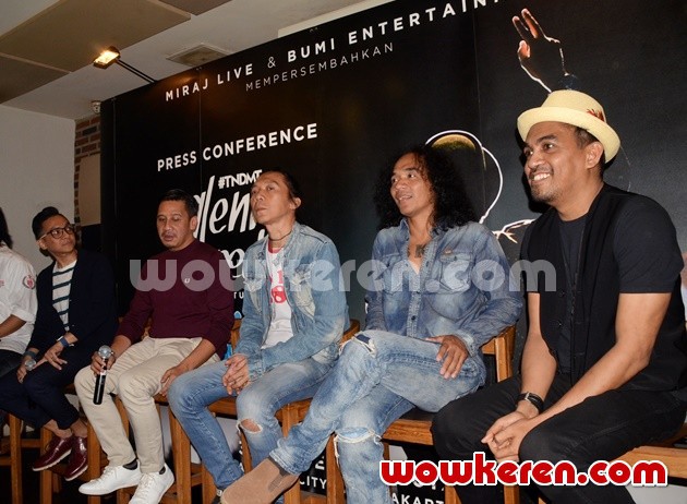 Gambar Foto Jumpa Pers Konser 'TNDMT Glenn Fredly untuk Slank'