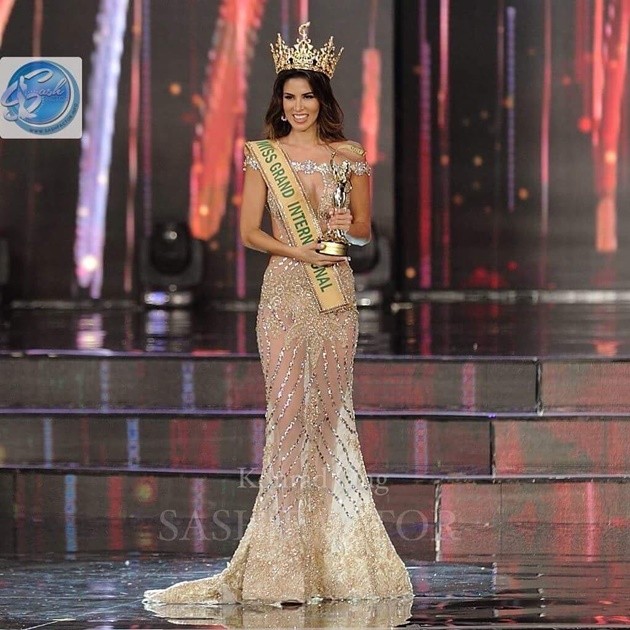 Gambar Foto Setelah menunggu, akhirnya Maria Jose Lora berhasil menjadi juara Miss Grand International 2017.
