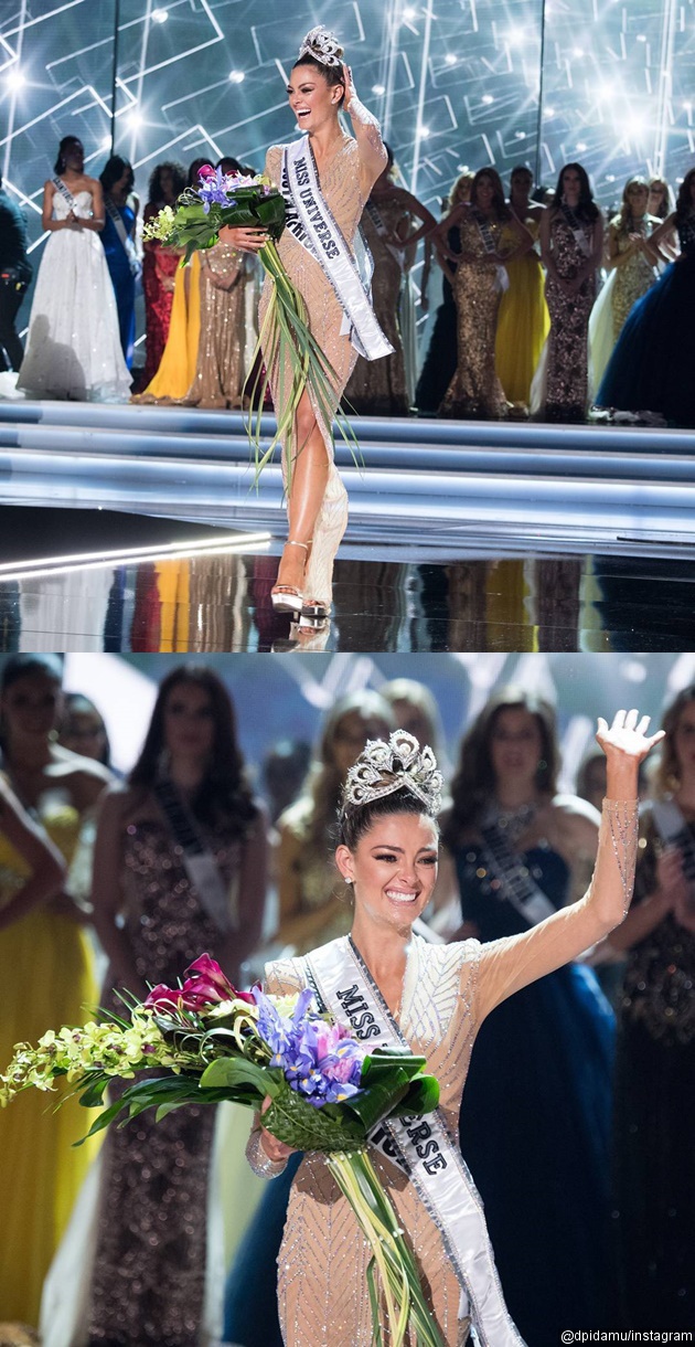 Gambar Foto Demi-Leigh Nel-Peters kini siap menunaikan tugas sebagai Miss Universe 2017.