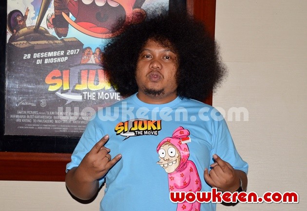 Gambar Foto Babe Cabita di Konferensi Pers Film 'Si Juki The Movie: Panitia Hari Akhir'