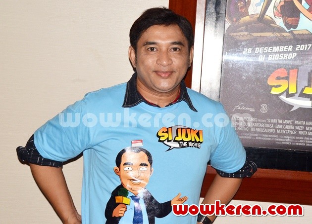 Gambar Foto Jeremy Teti di Konferensi Pers Film 'Si Juki The Movie: Panitia Hari Akhir'