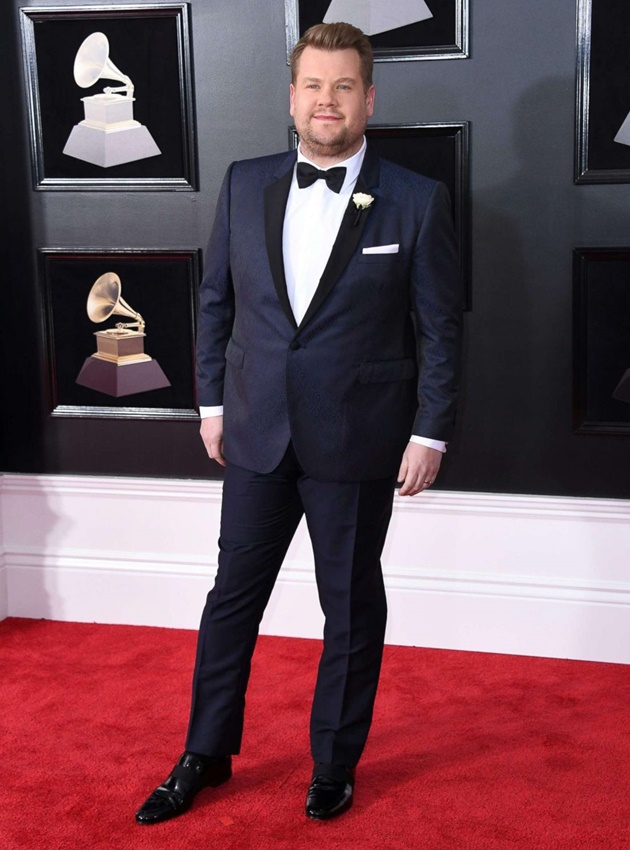 Gambar Foto James Corden kali ini didapuk sebagai host Grammy Awards 2018.