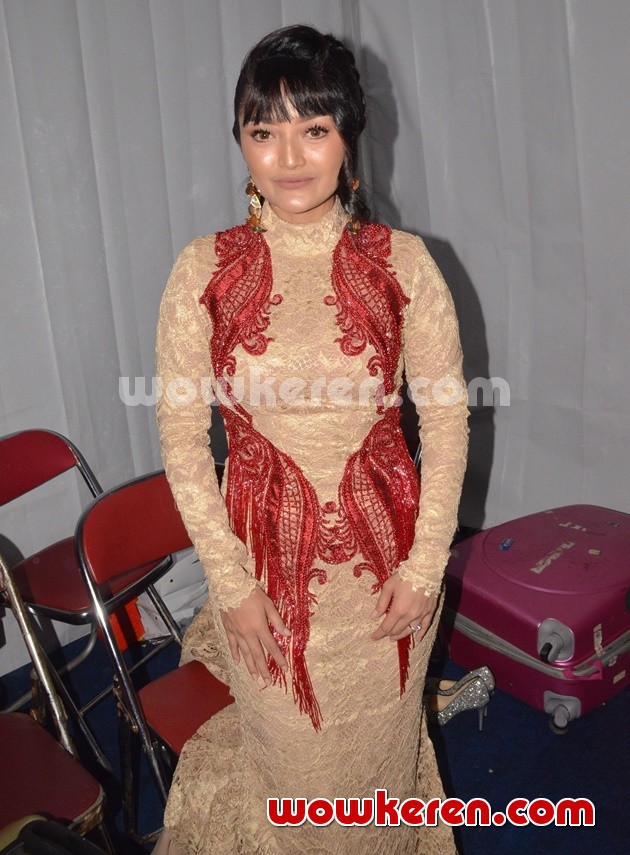 Gambar Foto Siti Badriah ditemui di belakang panggung Gempita 2018 SCTV