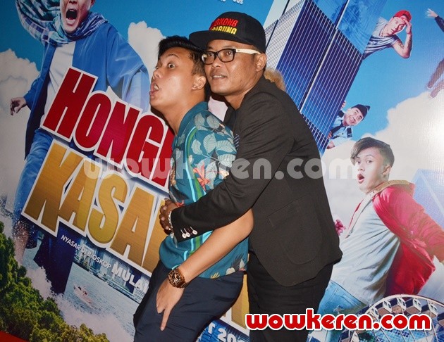 Gambar Foto Rizky Febian dan Sule di Gala Premier Film 'Hongkong Kasarung'