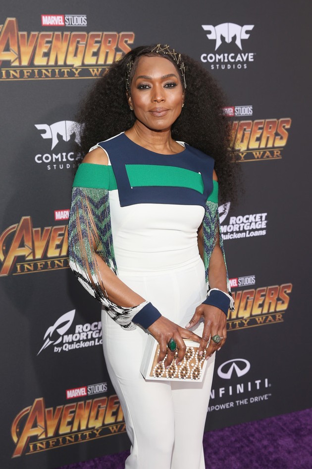 Gambar Foto Angela Bassett hadir di global premiere film 'Avengers: Infinity War'.