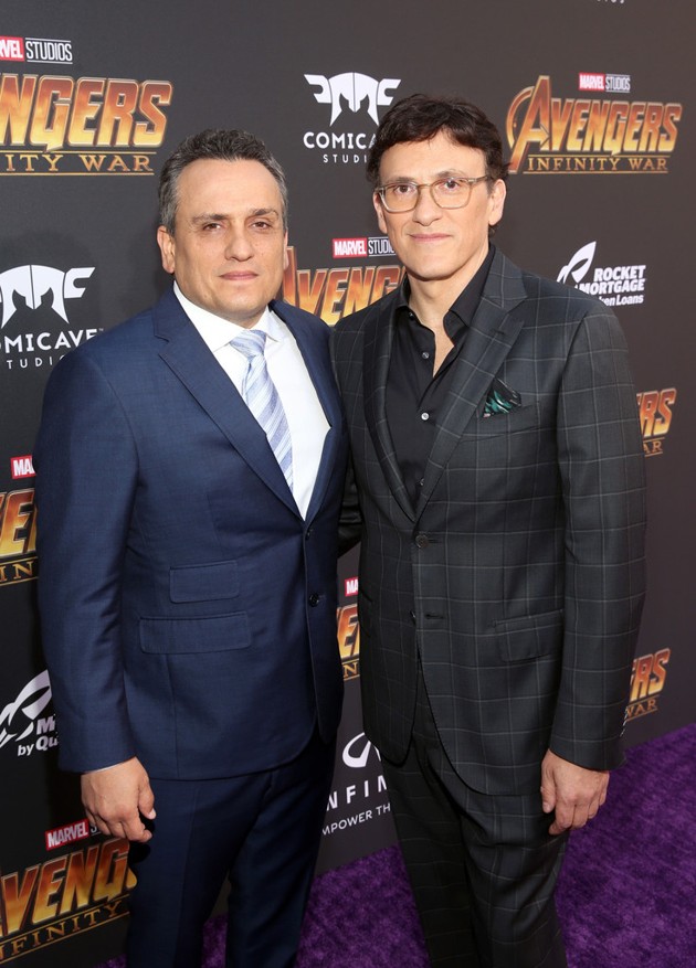 Foto Anthony Russo dan Joe Russo hadir di global premiere film 'Avengers: Infinity War'.